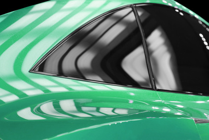 Green Tinted Car